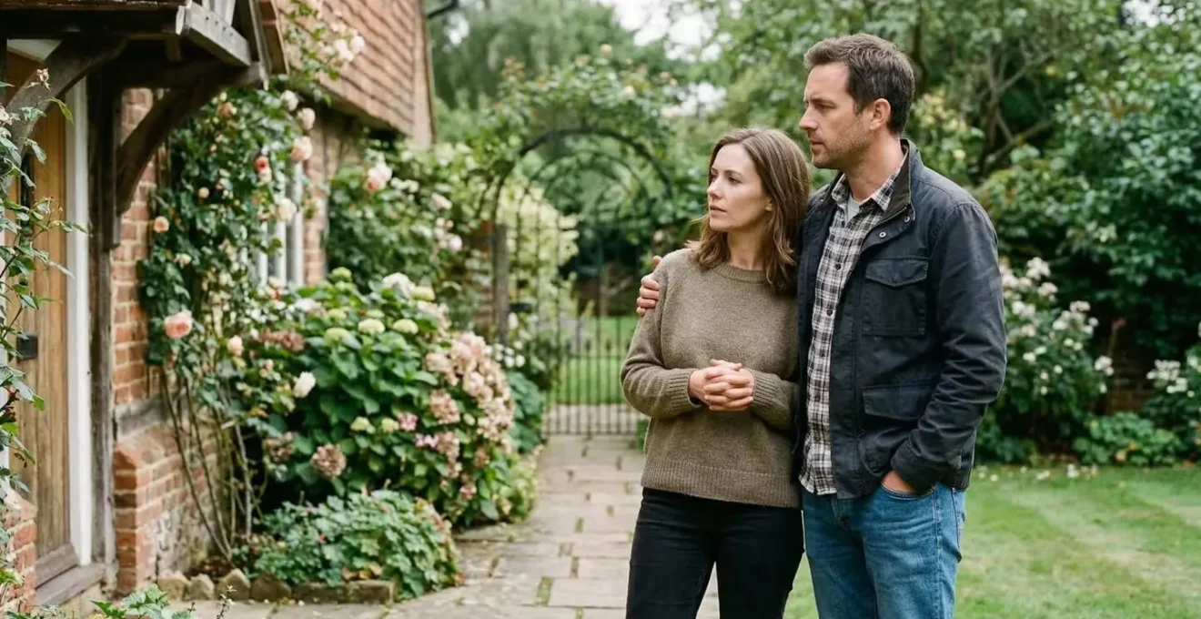 Couple regardant une maison à acheter à Tournefeuille